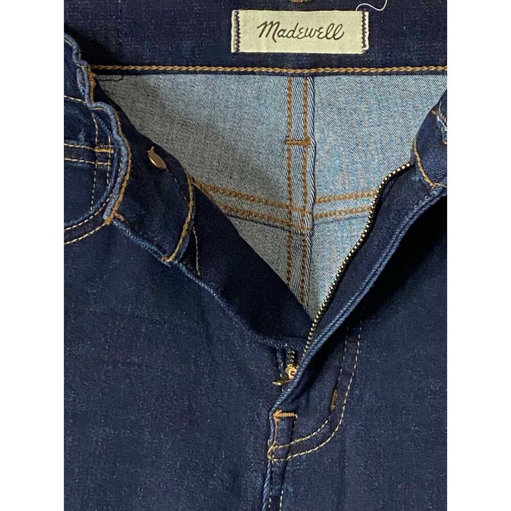 Madewell Women's Size 26 Tall Roadtripper Jeggings Dark Wash Stretchy Denim - Picture 8 of 8
